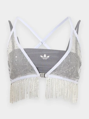 Biustonosz z trójkątną miseczką adidas Originals szary