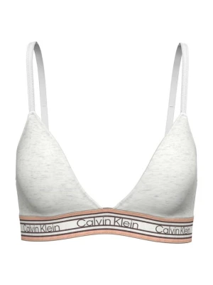Biustonosz z trójkątną miseczką Calvin Klein biały