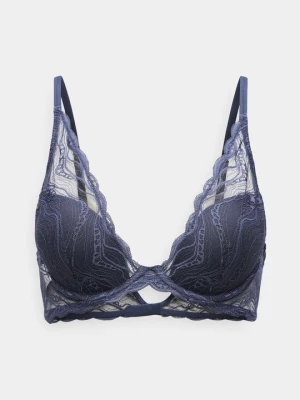 Biustonosz z trójkątną miseczką Calvin Klein ciemnoszary