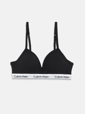 Biustonosz z trójkątną miseczką Calvin Klein czarny