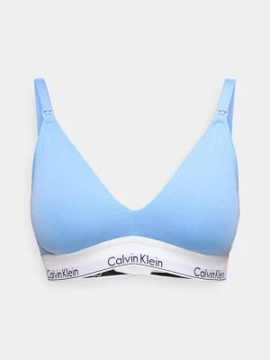 Biustonosz z trójkątną miseczką Calvin Klein jasnoniebieski
