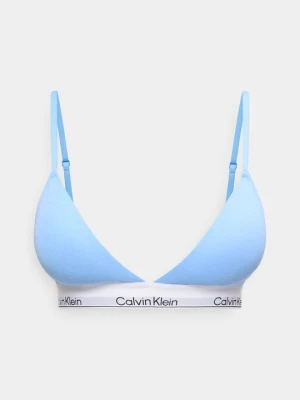 Biustonosz z trójkątną miseczką Calvin Klein jasnoniebieski