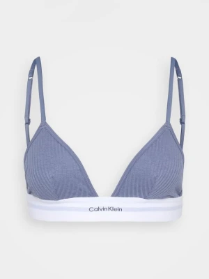 Biustonosz z trójkątną miseczką Calvin Klein niebieski
