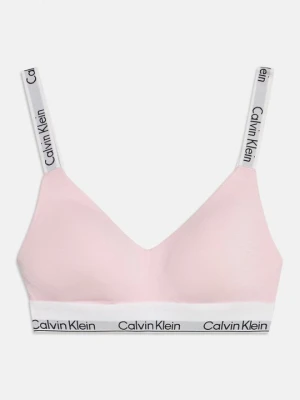 Biustonosz z trójkątną miseczką Calvin Klein różowy