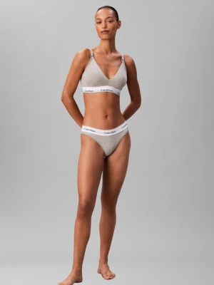 Biustonosz z trójkątną miseczką Calvin Klein szary