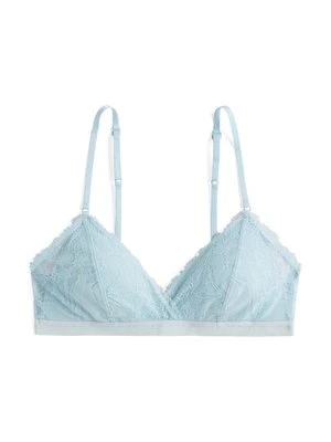 Biustonosz z trójkątną miseczką Calvin Klein mleczny