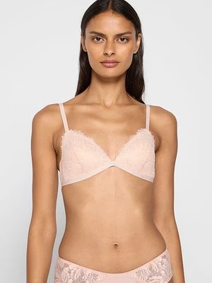 Biustonosz z trójkątną miseczką Emporio Armani nude
