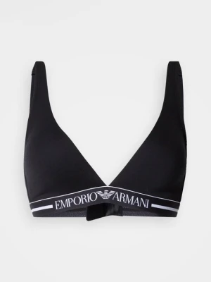 Biustonosz z trójkątną miseczką Emporio Armani czarny