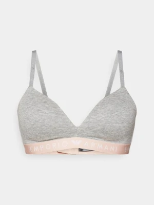 Biustonosz bezszwowy Emporio Armani jasnoszary