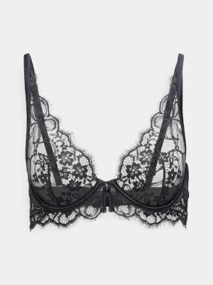 Biustonosz z trójkątną miseczką Hunkemöller czarny