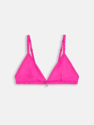 Biustonosz z trójkątną miseczką Juicy Couture różowy