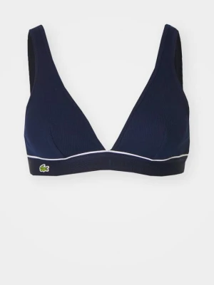 Biustonosz z trójkątną miseczką Lacoste granatowy