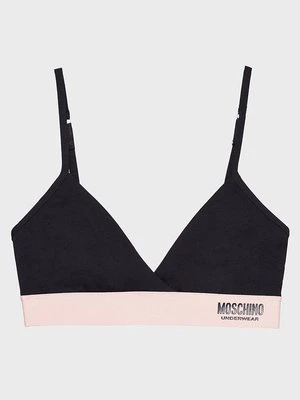 Biustonosz z trójkątną miseczką MOSCHINO czarny