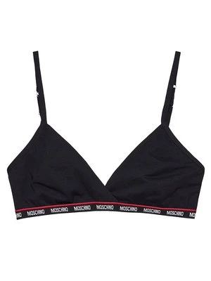 Biustonosz z trójkątną miseczką MOSCHINO czarny