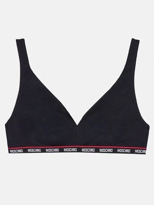 Biustonosz z trójkątną miseczką MOSCHINO czarny