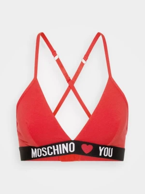 Biustonosz z trójkątną miseczką MOSCHINO czerwony