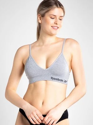 Biustonosz z trójkątną miseczką Reebok szary