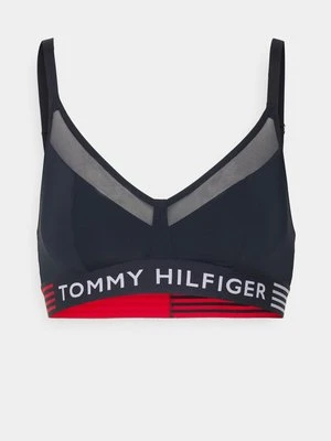 Biustonosz z trójkątną miseczką Tommy Hilfiger jasnoniebieski