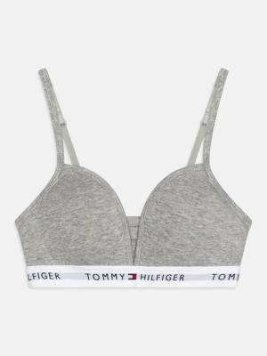 Biustonosz z trójkątną miseczką Tommy Hilfiger jasnoszary