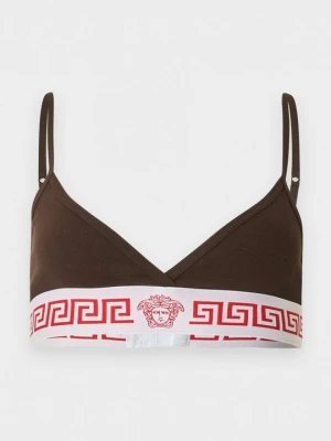 Biustonosz z trójkątną miseczką Versace ciemnobrązowy
