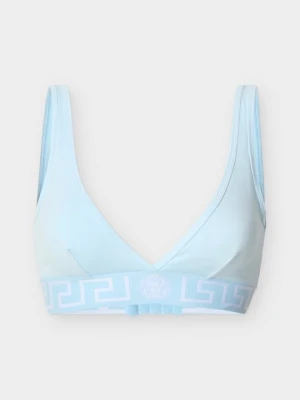 Biustonosz z trójkątną miseczką Versace jasnoniebieski