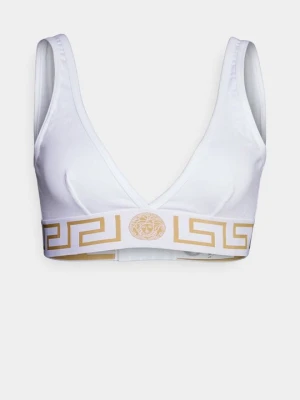 Biustonosz z trójkątną miseczką Versace mleczny