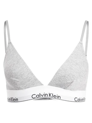 Biustonosz z trójkątnymi miseczkami Calvin Klein szary