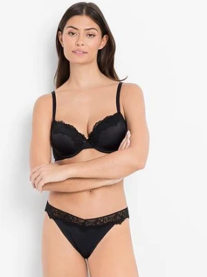 Biustonosz z usztywnianymi miseczkami z poliamidu z recyklingu (3 szt.) bonprix