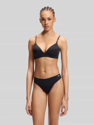 biustonosz we wzór na całej powierzchni model 'SHADOW BRALETTE' w nadruku skóry leoparda HUGO