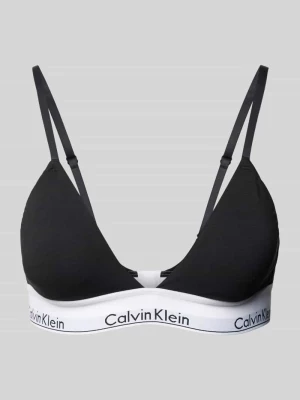 Biustonosz z zapięciem na haftkę Calvin Klein Underwear