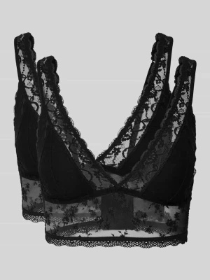 Biustonosz z zapięciem na haftkę w Zestaw 2 szt. Dorina