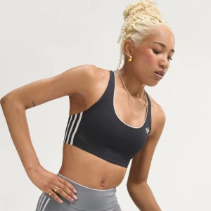 Biustonosz ze średnim wsparciem adidas Originals Sport czarny