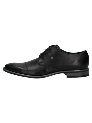 Biznesowe buty sznurowane Bugatti czarny
