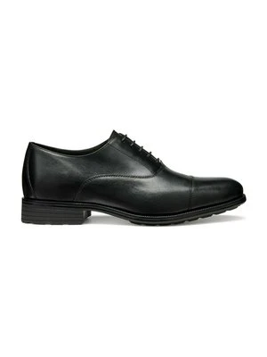 Biznesowe buty sznurowane Geox czarny