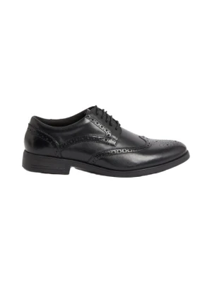 Biznesowe buty sznurowane Marks & Spencer czarny