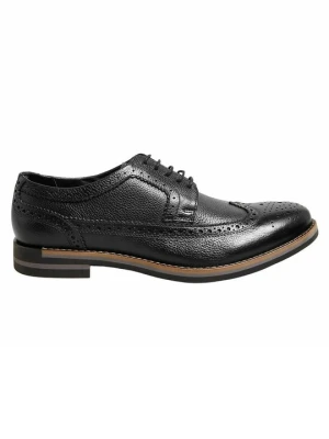 Biznesowe buty sznurowane Marks & Spencer czarny