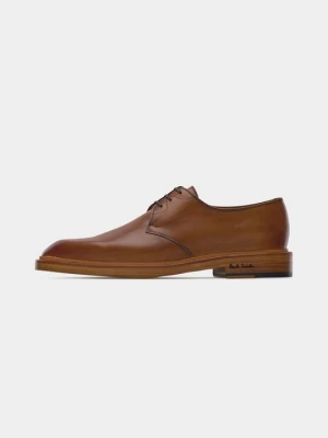 Biznesowe buty sznurowane Paul Smith brązowy