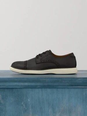 Biznesowe buty sznurowane Pier One brązowy