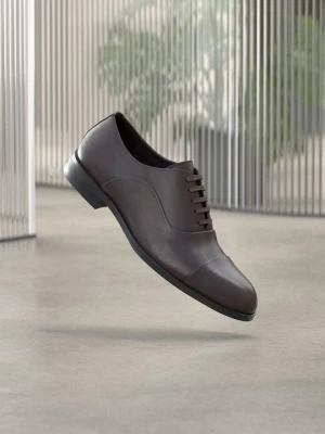 Biznesowe buty sznurowane Pier One By Zalando ciemnobrązowy