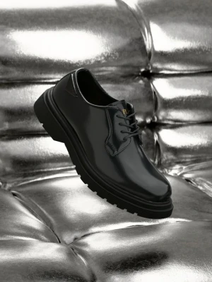 Biznesowe buty sznurowane Replay czarny