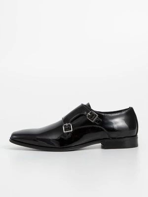 Biznesowe loafersy Dune London czarny