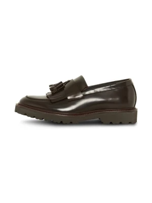 Biznesowe loafersy Matinique ciemnobrązowy