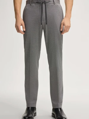 Biznesowe spodnie dresowe Sake w kolorze melanżowym szarym Joop