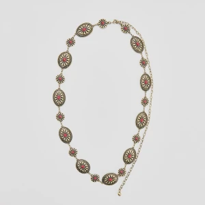 Biżuteryjny pasek z czerwonymi oczkami House