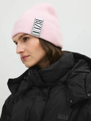BIZUU czapka beanie damska wełniana LORE różowy
