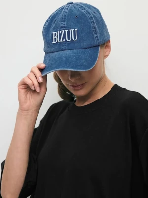 BIZUU czapka z daszkiem damska jeansowa niebieski