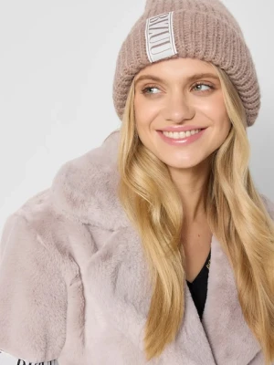 Bizuu czapka z dodatkiem wełny LORRO kolor beżowy LORRO BEŻOWY