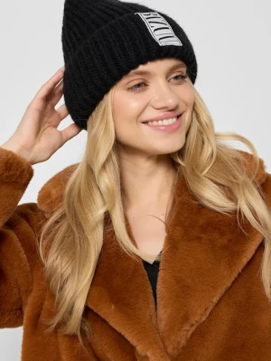 Bizuu czapka z dodatkiem wełny LORRO kolor czarny LORRO CZARNY