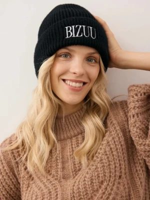 Bizuu czapka z dodatkiem wełny ROYU kolor czarny ROYU CZARNY
