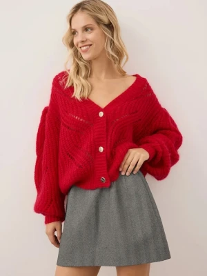 Bizuu kardigan z wełną CLARA